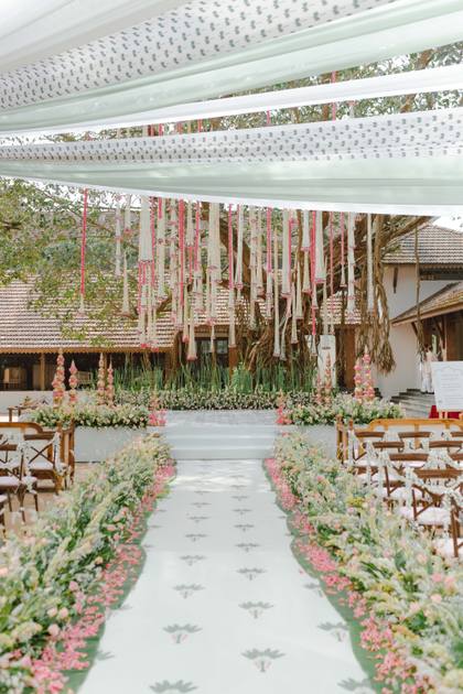 Aisle / Walkway and Ceiling — Wedding decor — Alila Diwa Goa